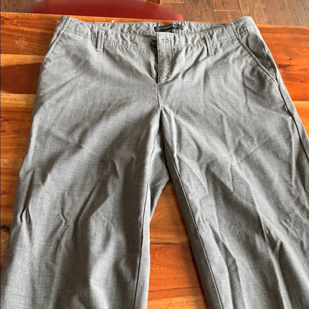 Banana Republic gray pants.